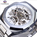 Hot sale FORSINING FSG8152 full hollow steel band men's watch automatic mechanical watch